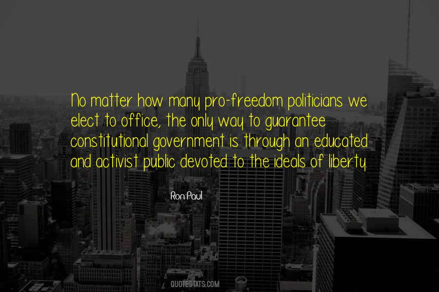 Quotes About Constitutional Government #921902