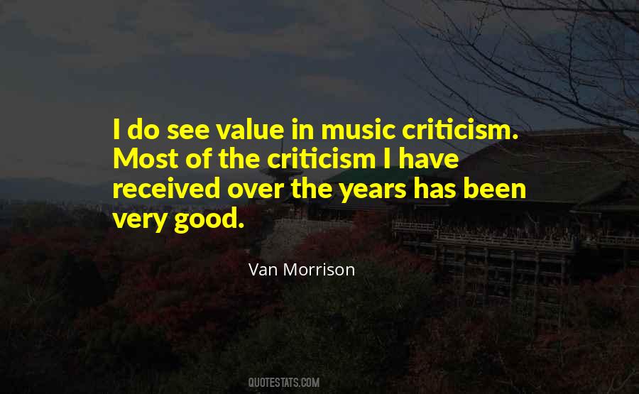 Music Criticism Quotes #1415711