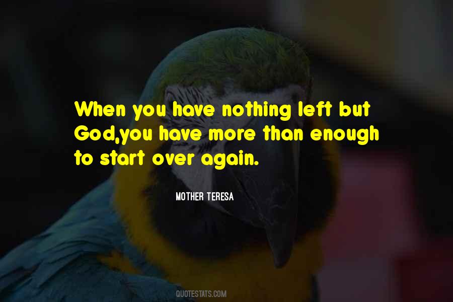 Start Over Again Quotes #368298