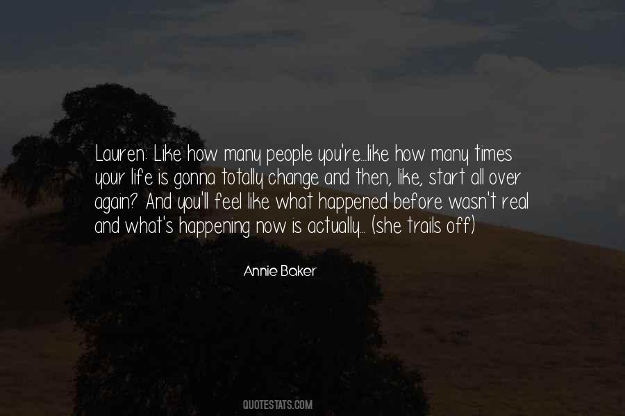 Start Over Again Quotes #372657