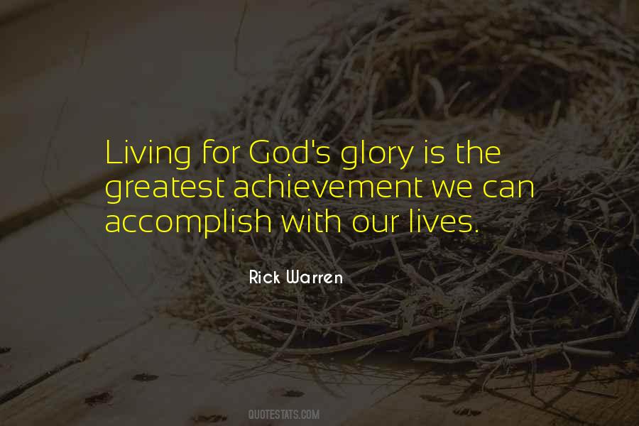 Quotes About Living For God #78591