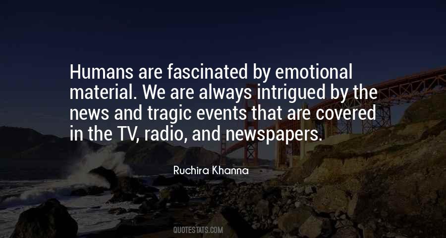 Quotes About Tragic Events #900970