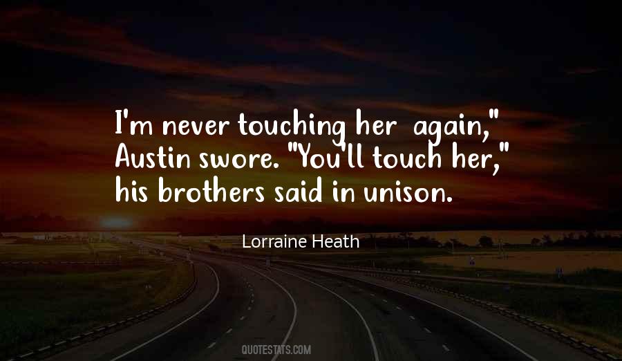 Quotes About Touching Her #204026