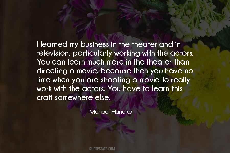 Quotes About Movie Theater #418106
