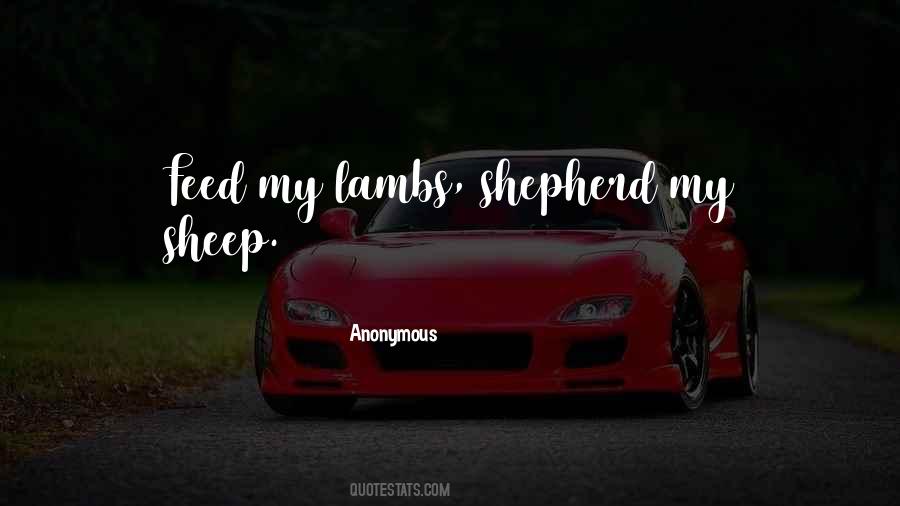 Quotes About Lambs #1037745