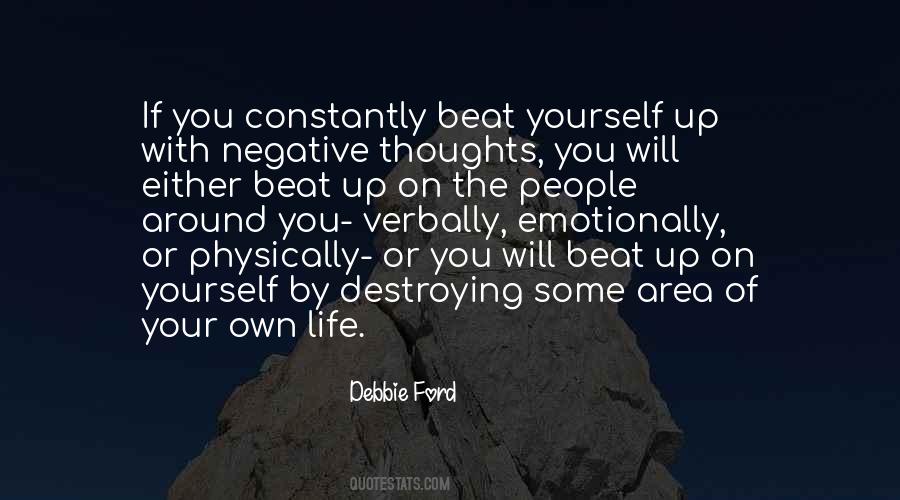 Quotes About Destroying Yourself #1710804