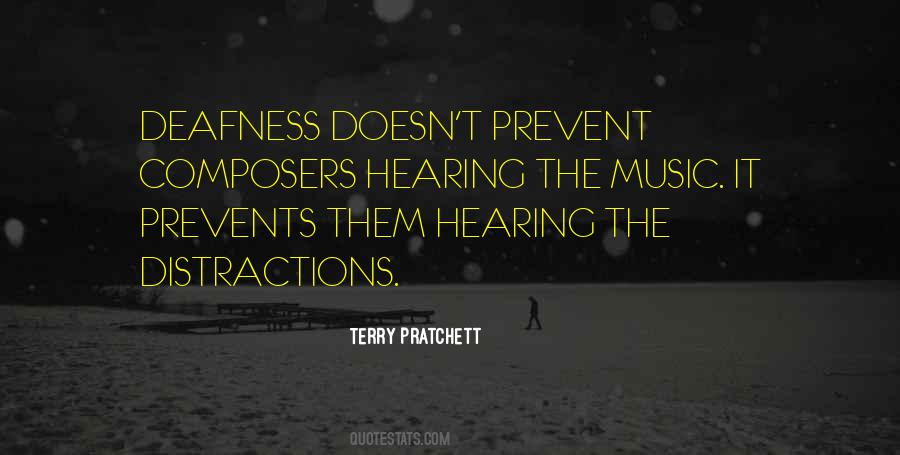 Quotes About Deafness And Music #1401999