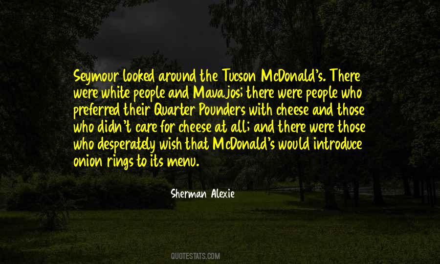 Mcdonald S Quotes #1361563