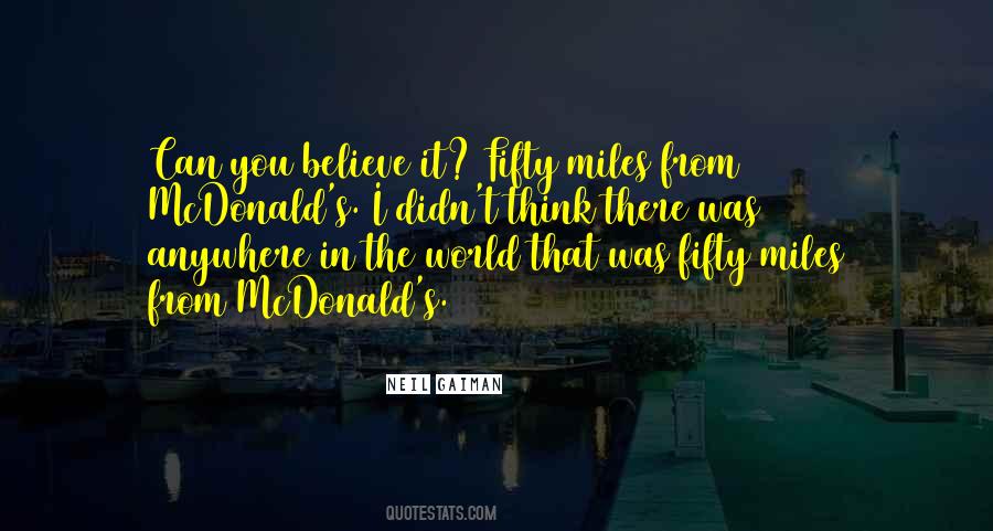 Mcdonald S Quotes #1787549