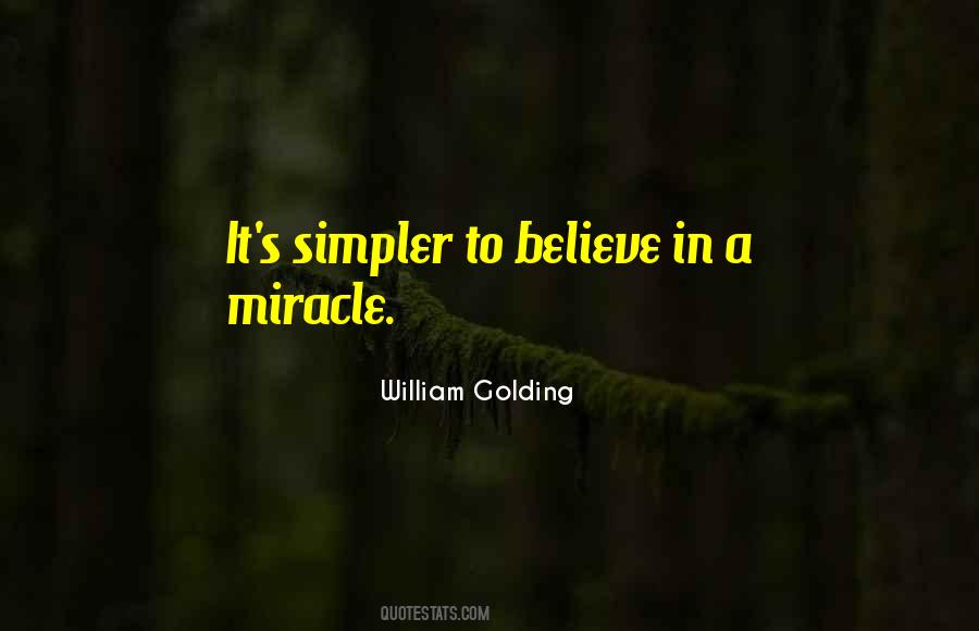 Believe In Miracle Quotes #622539