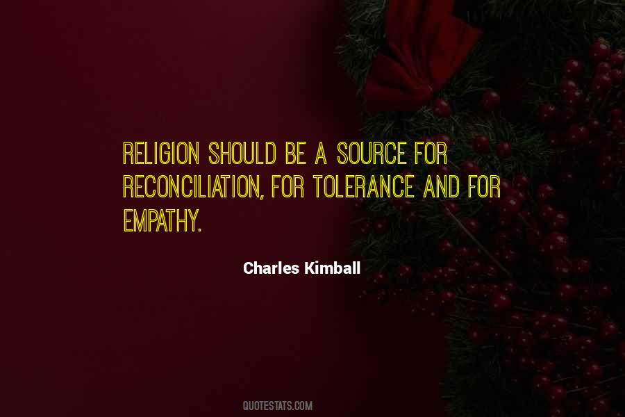 Quotes About Tolerance And Religion #1803264