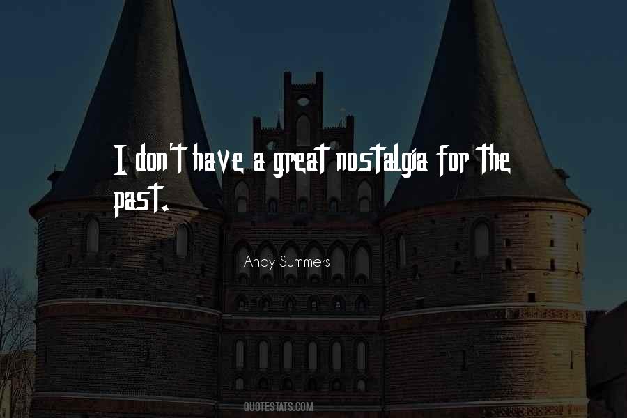 Quotes About Summers Past #1215977