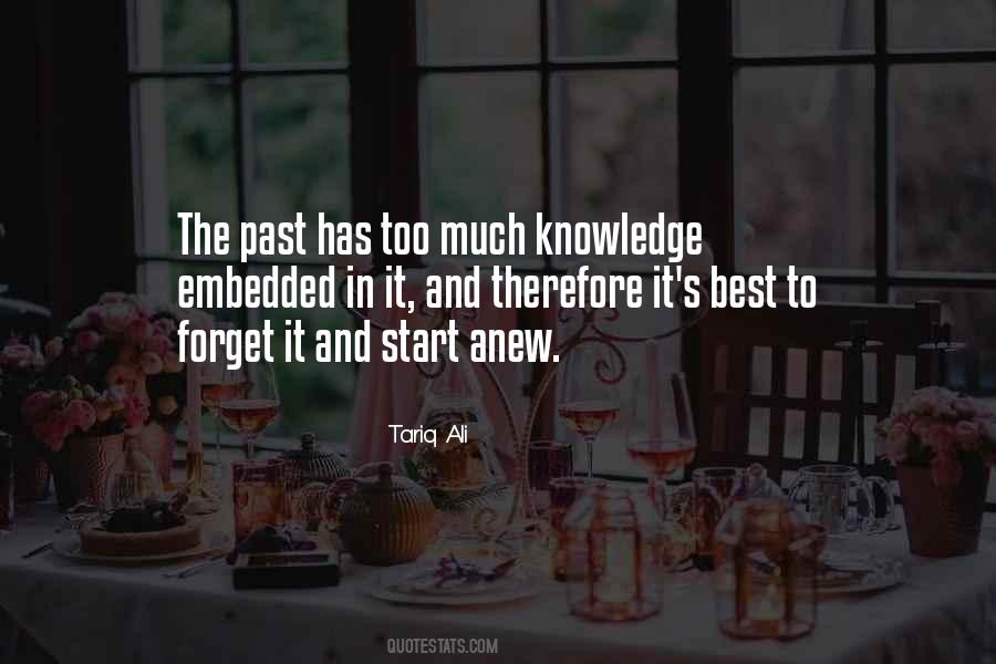 Quotes About To Forget The Past #728357