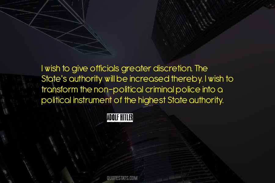Quotes About Police Discretion #1247283