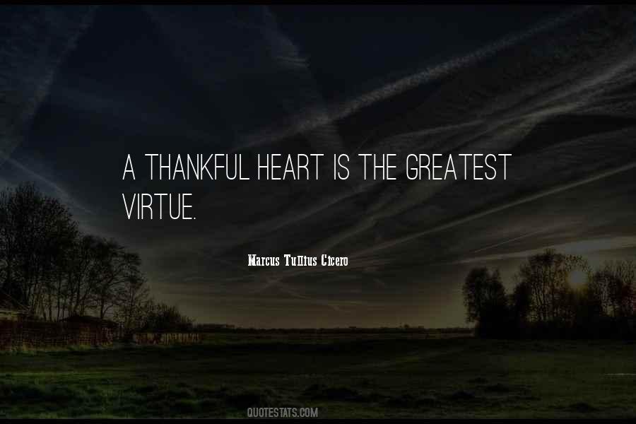 Quotes About Thankful Heart #1072499