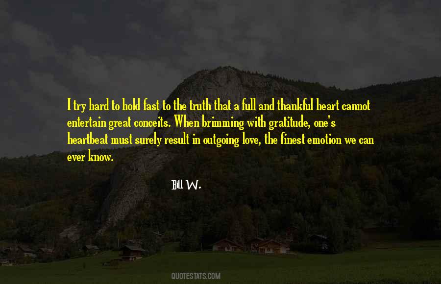 Quotes About Thankful Heart #1195122