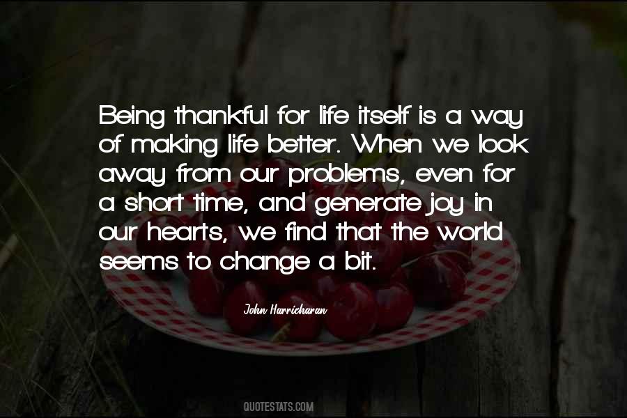 Quotes About Thankful Heart #1273233