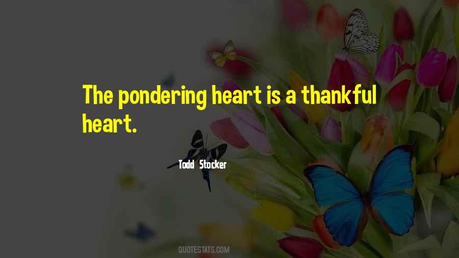 Quotes About Thankful Heart #1278002