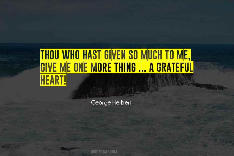 Quotes About Thankful Heart #1439226