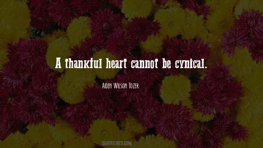 Quotes About Thankful Heart #1558981