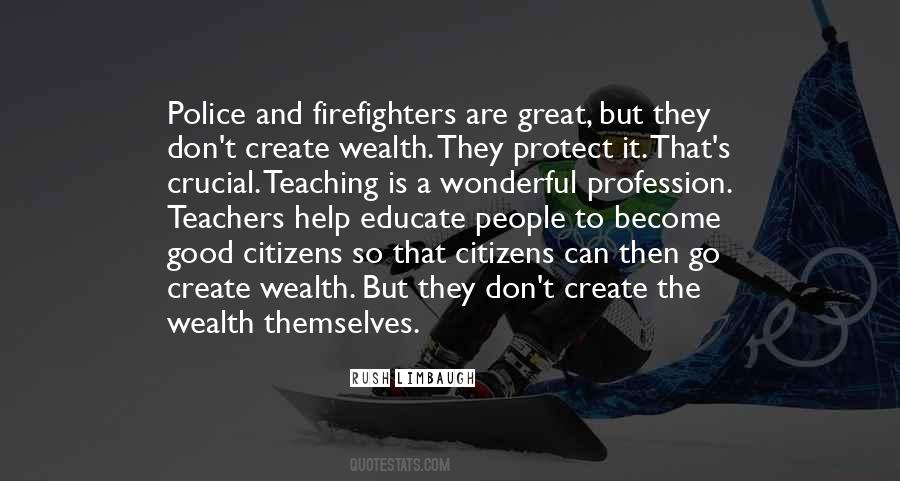 Quotes About Police And Firefighters #335940