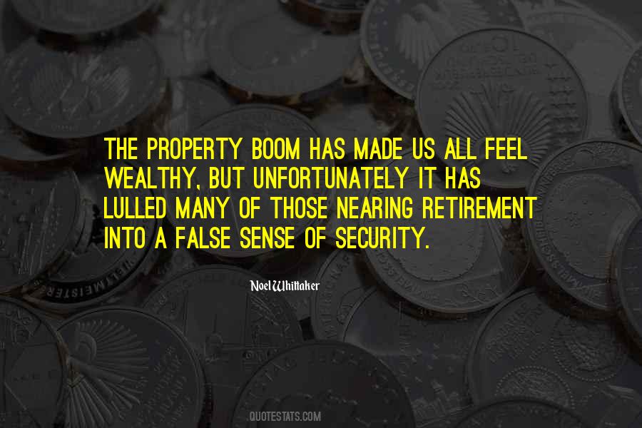 Quotes About False Sense Of Security #1121383