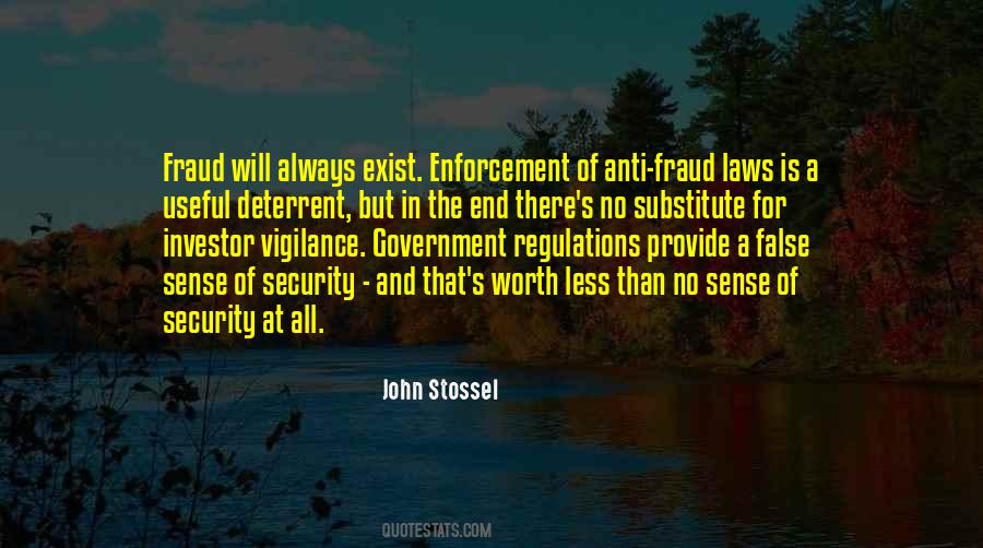 Quotes About False Sense Of Security #1196191