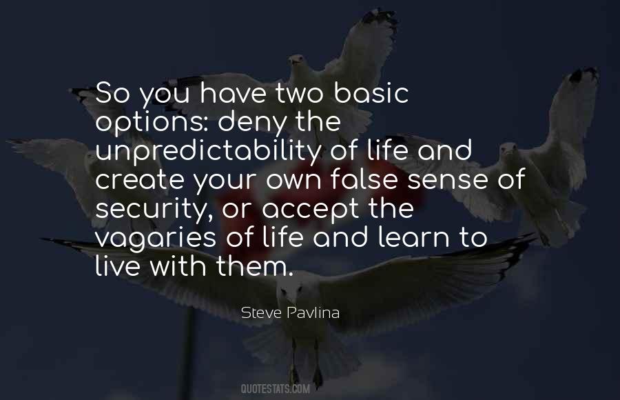Quotes About False Sense Of Security #744526