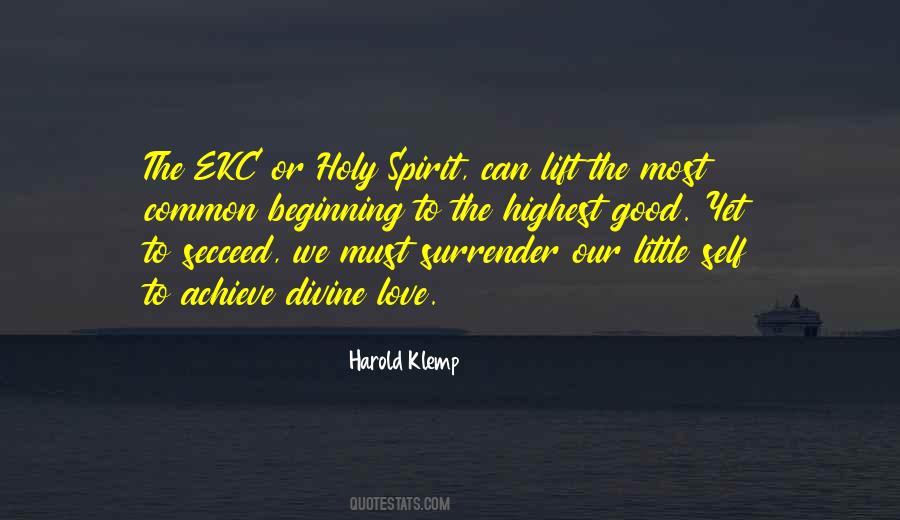 Self Surrender Quotes #1537895