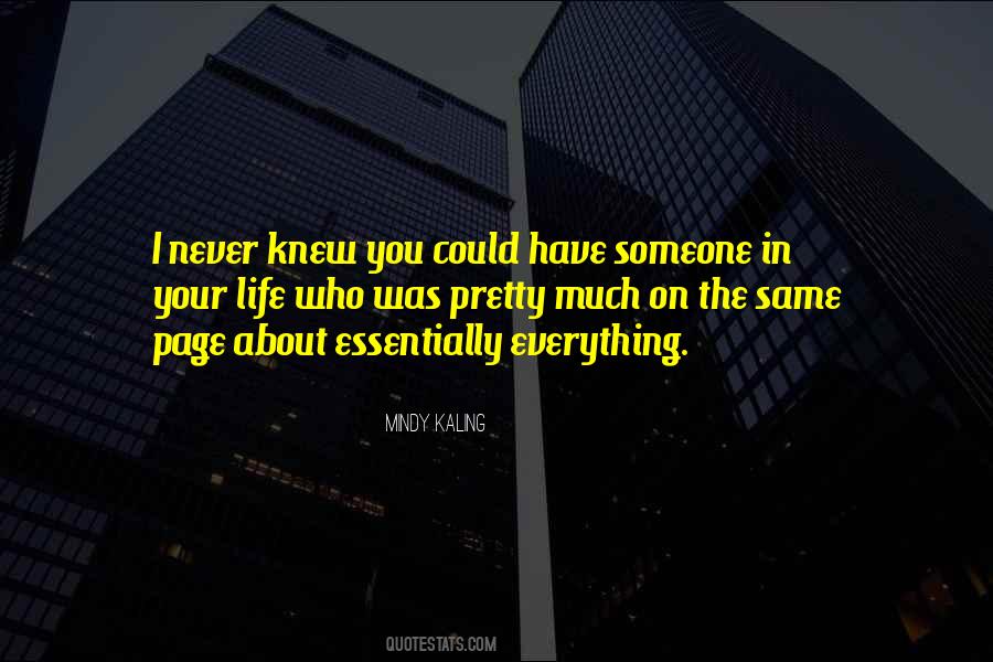 Quotes About Someone You Knew #773411