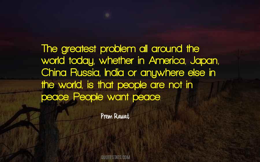 Quotes About Peace Around The World #1478774