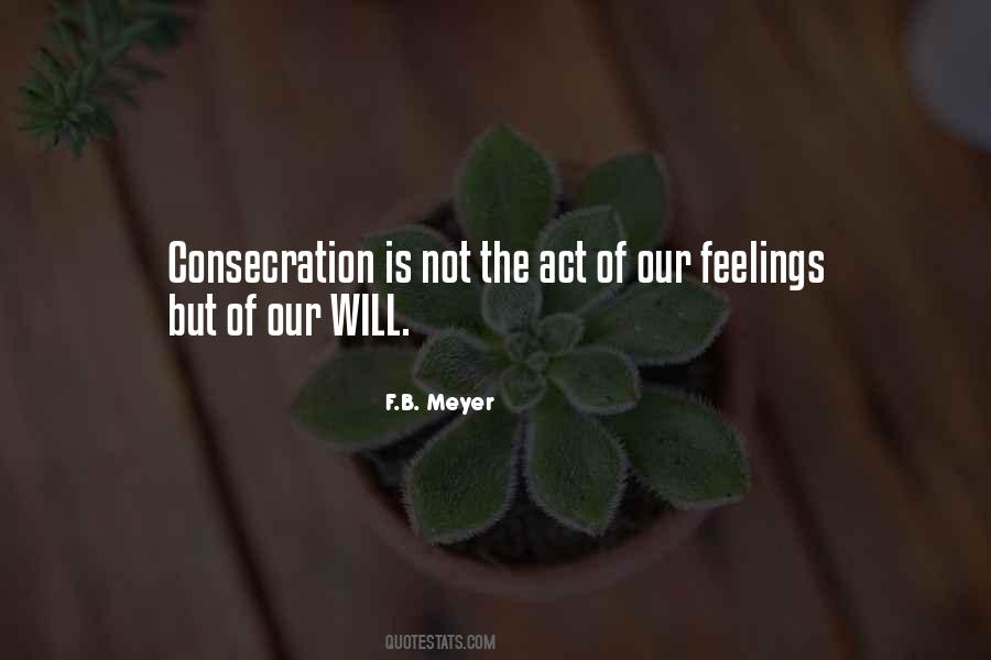 Quotes About Consecration #1043324