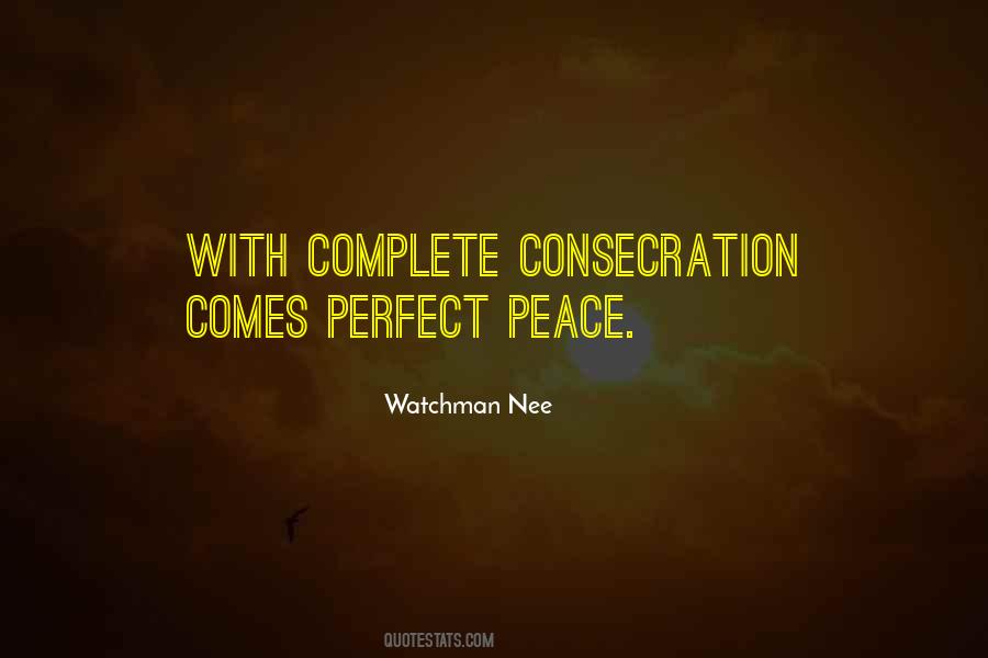 Quotes About Consecration #1211417