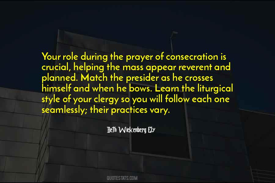 Quotes About Consecration #146019