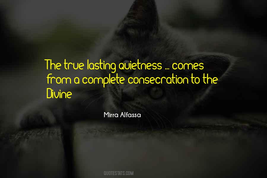 Quotes About Consecration #682769