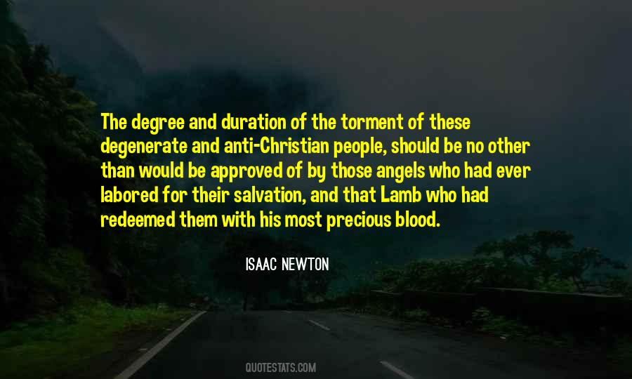 Quotes About The Blood Of The Lamb #1190152