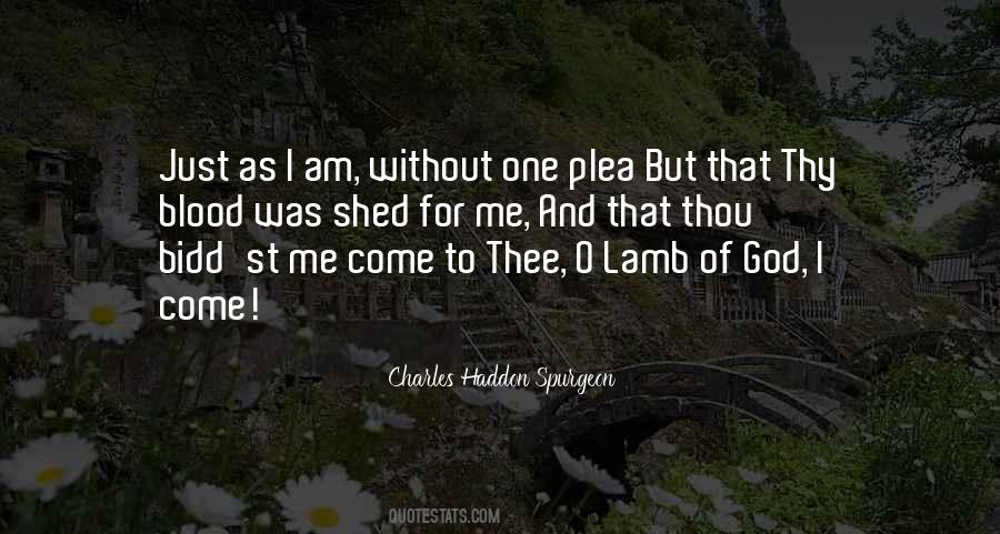 Quotes About The Blood Of The Lamb #1267935