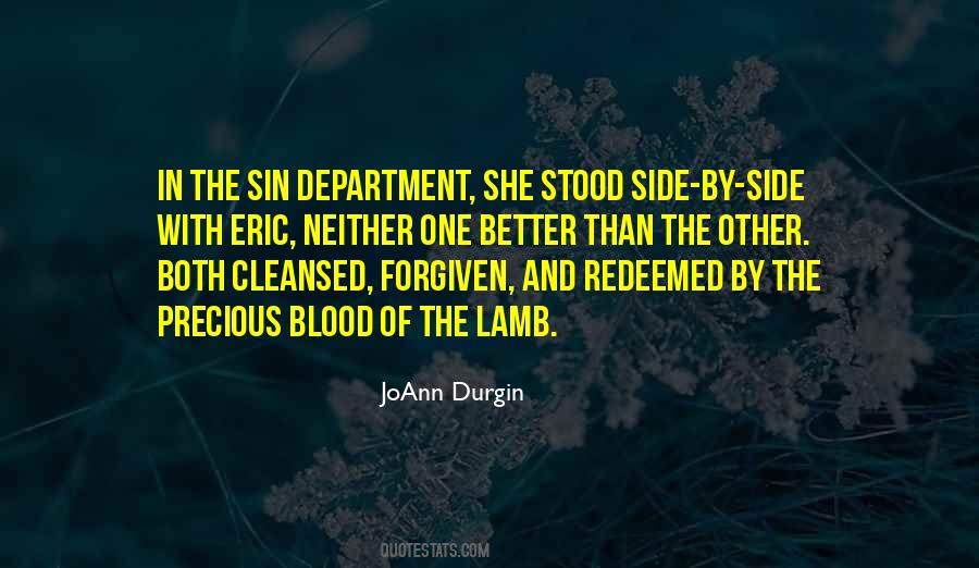 Quotes About The Blood Of The Lamb #1390466