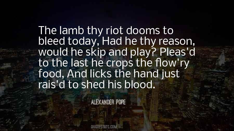 Quotes About The Blood Of The Lamb #1587335