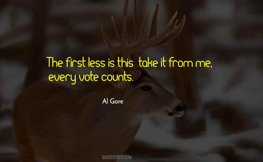 Quotes About Vote Counts #1513835