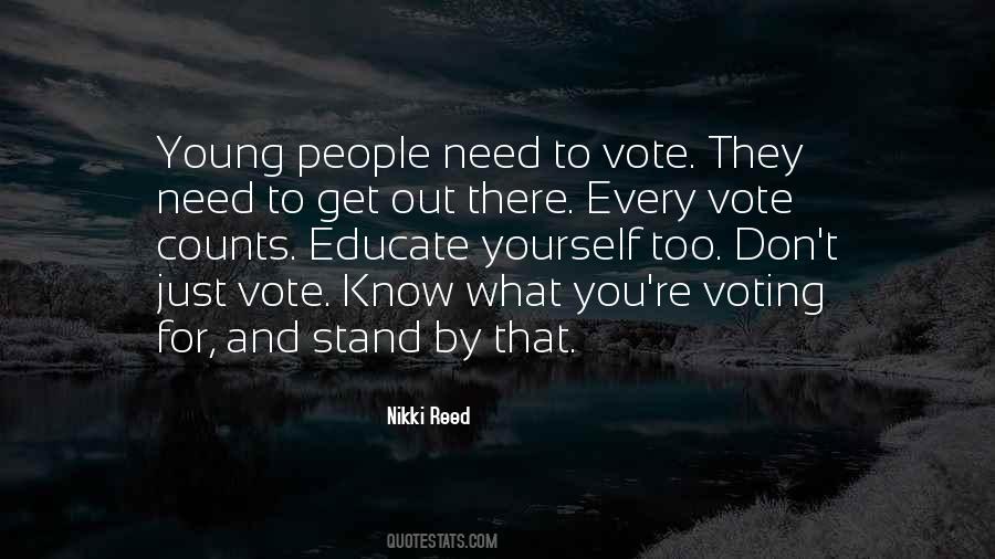 Quotes About Vote Counts #1805608