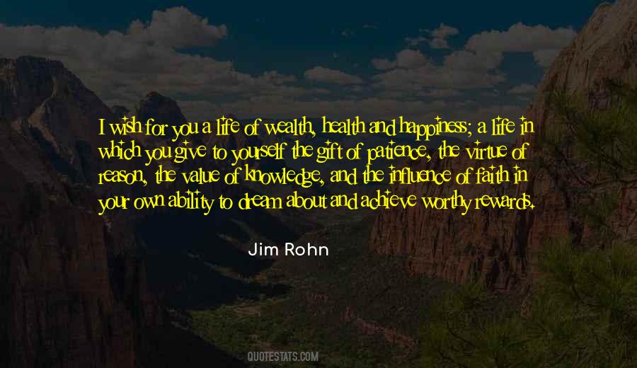 Quotes About Health Wealth And Happiness #1238350