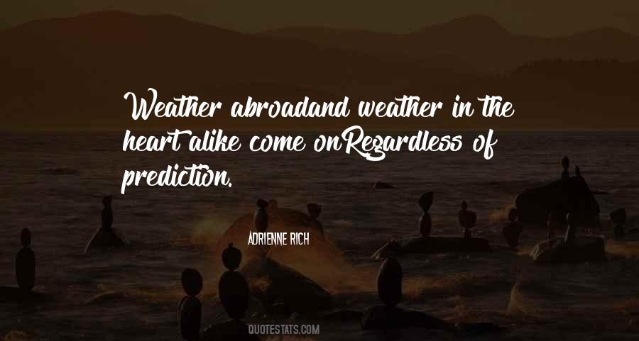 Quotes About Weather Predictions #403566