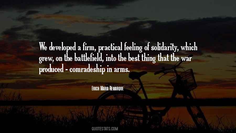 Quotes About Comradery #1757814