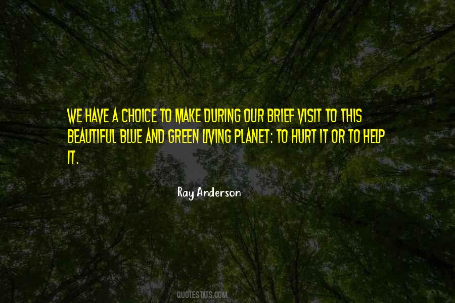 Quotes About Green And Blue #153021