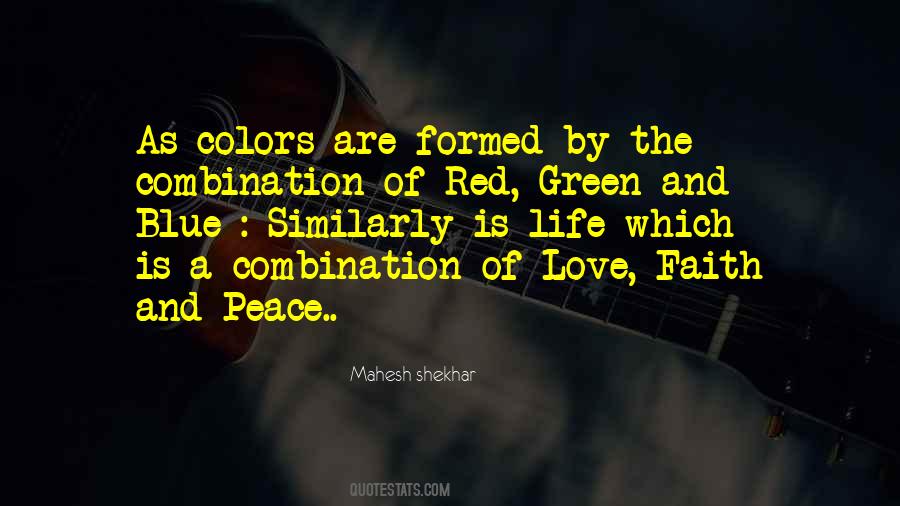 Quotes About Green And Blue #1877207