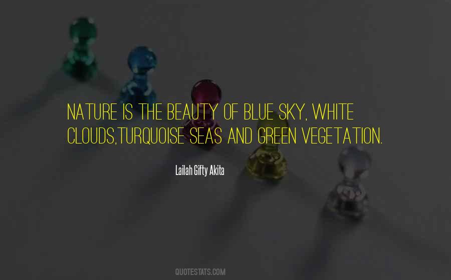 Quotes About Green And Blue #484989