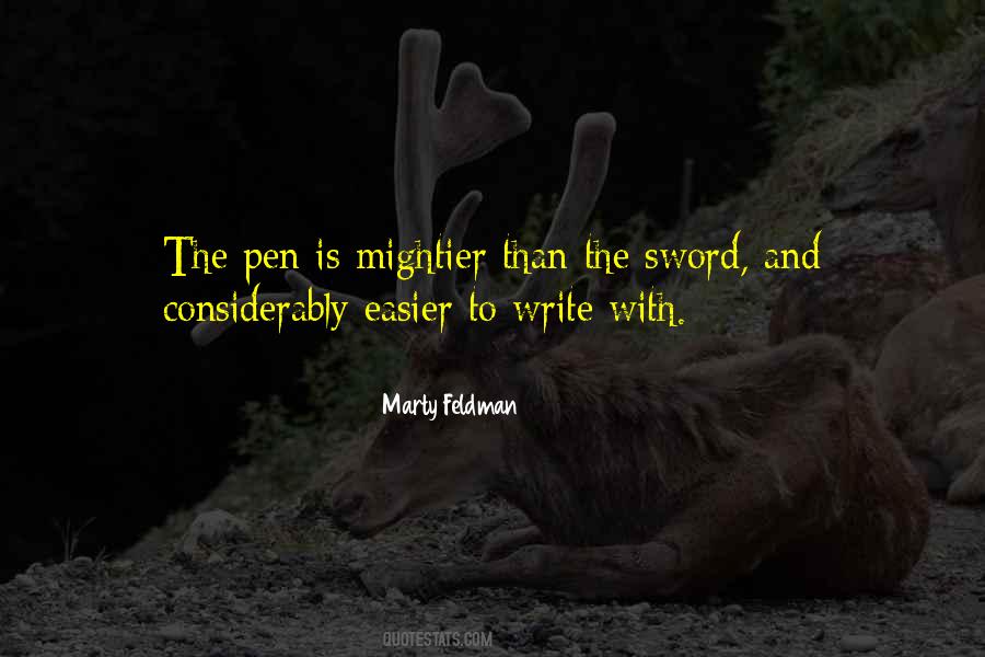 Quotes About Pen Is Mightier Than The Sword #420605