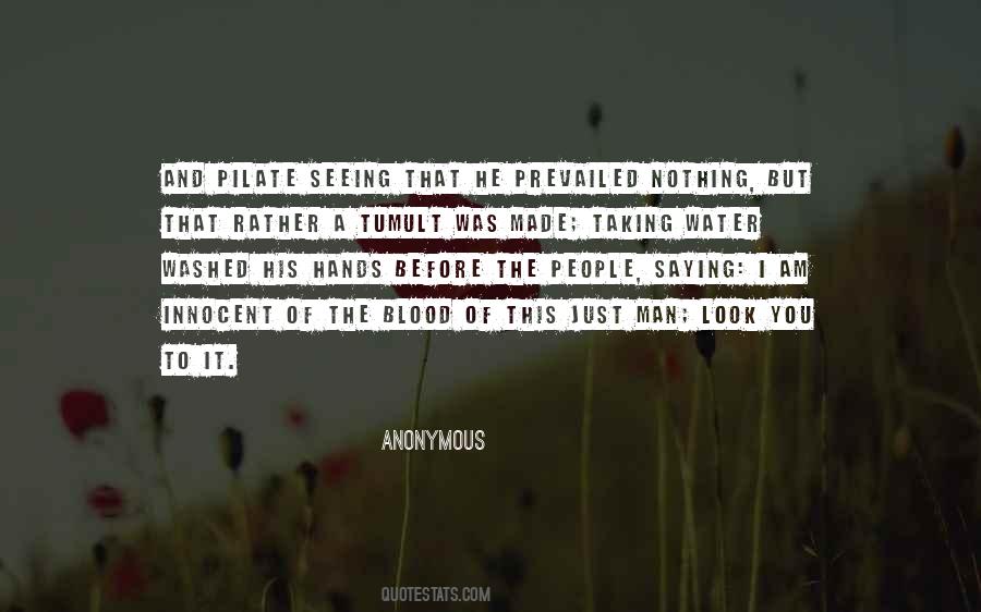 Quotes About Blood And Water #1423462