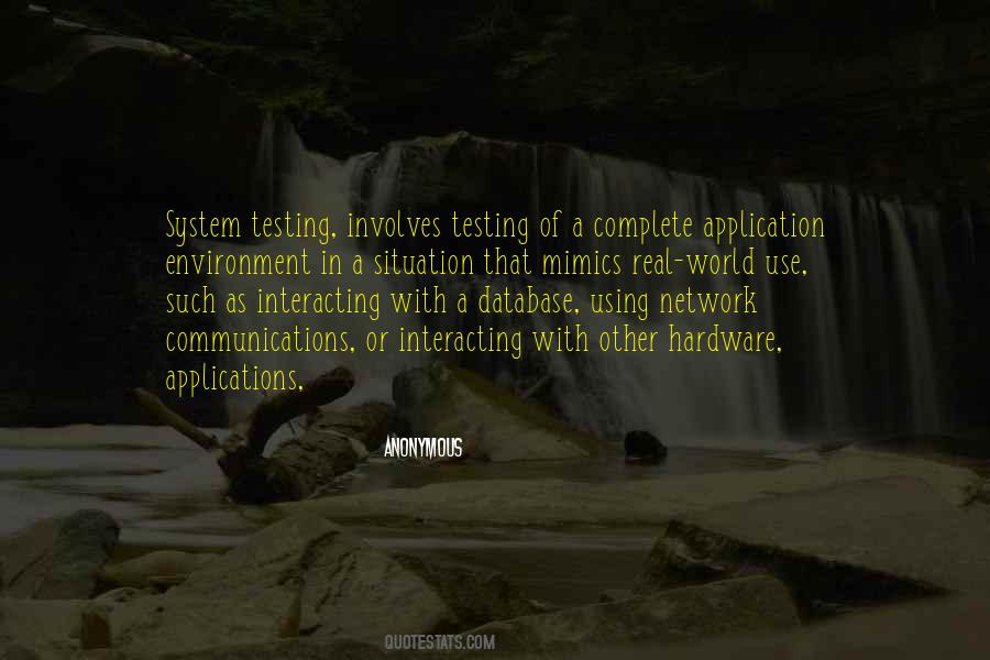 Quotes About System Testing #1750451